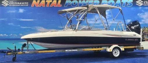 CLASSIC 210 - 300HP Suzuki 4-Stroke (2017, 131Hrs) on Galvanized Trailer  for sale