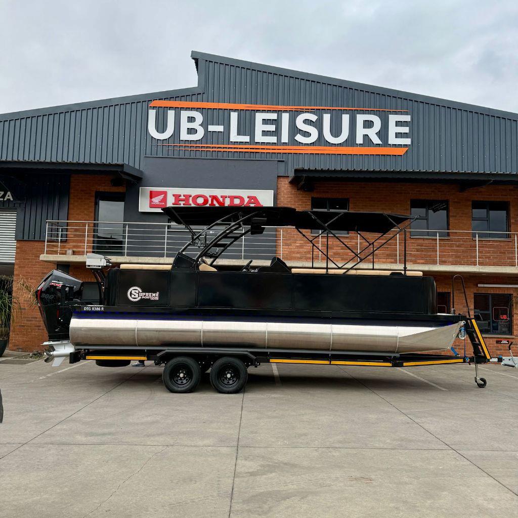 2026 SUPREME 7500 VXR Pontoon WITH MERCURY 300HP PROXS V8 OUTBOARD for sale