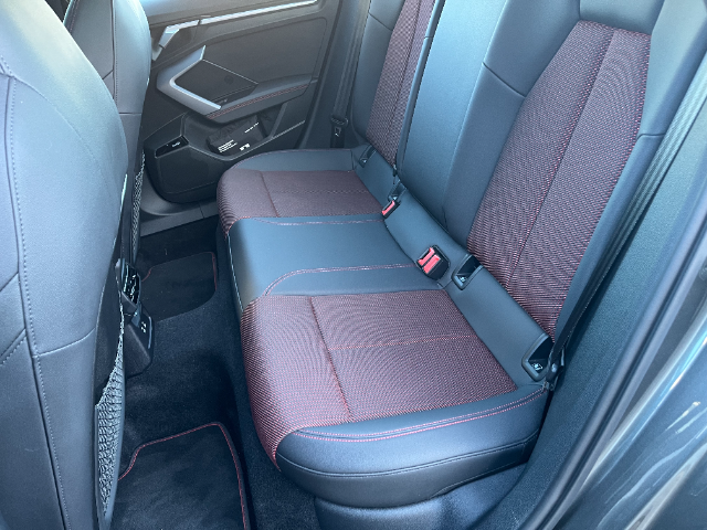 Spacious for a compact sedan.
