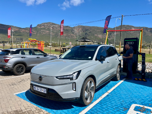 Piketberg's Audi charging point is a great place to gain some range.