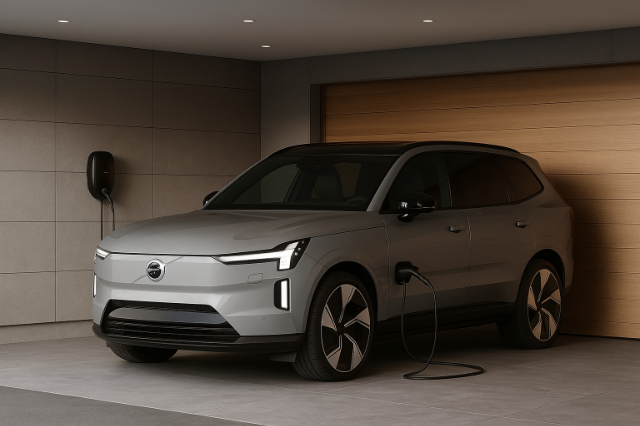 Charging at home is mostly done overnight, but you plug in when you have a chance.