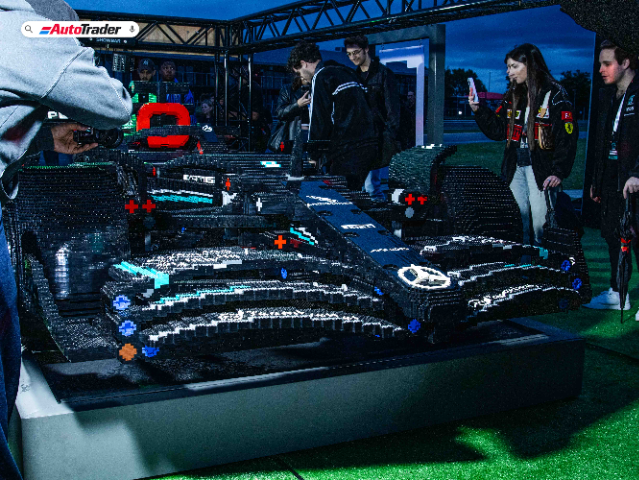 LEGO Technic Mercedes-AMG F1 W14 E Performance on display Zwartkops Raceway