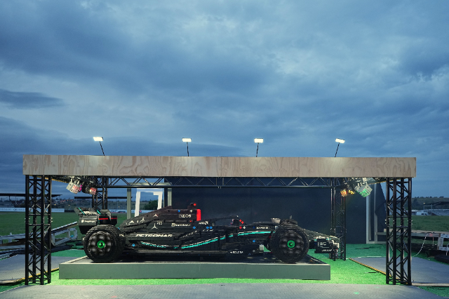 LEGO Technic Mercedes-AMG F1 W14 E Performance on display Zwartkops Raceway