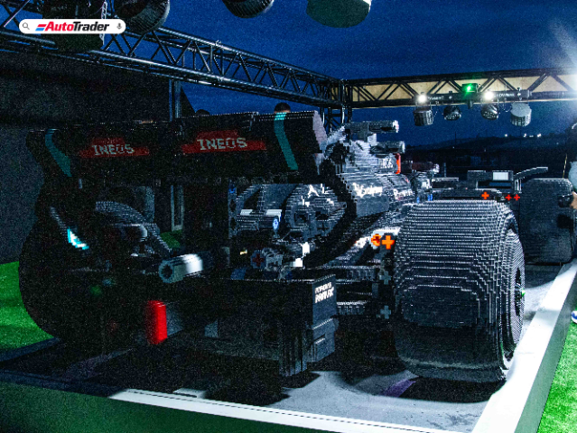 LEGO Technic Mercedes-AMG F1 W14 E Performance on display Zwartkops Raceway