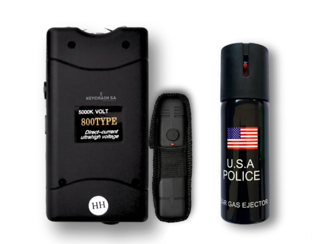 Tazers and pepper spray can render your attacker powerless.