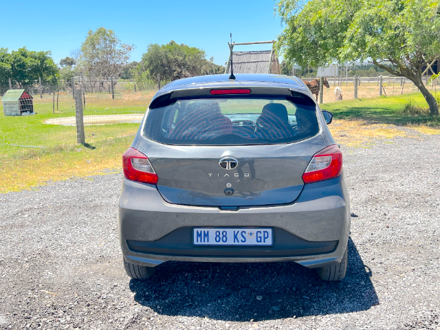 The rear view is neither inspiring nor ungainly but it's neat and tidy.