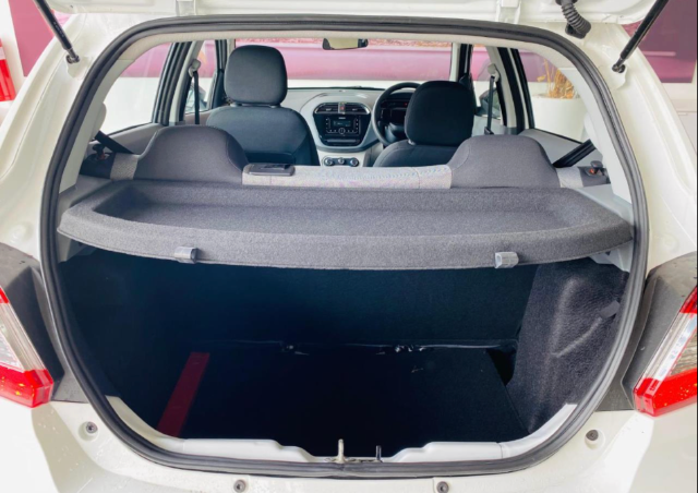 The boot of the Tata Tiago XM model.