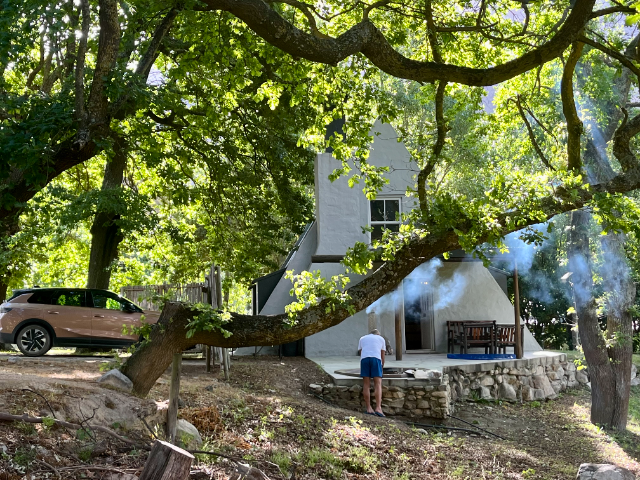 The hot tubs are a major attraction!