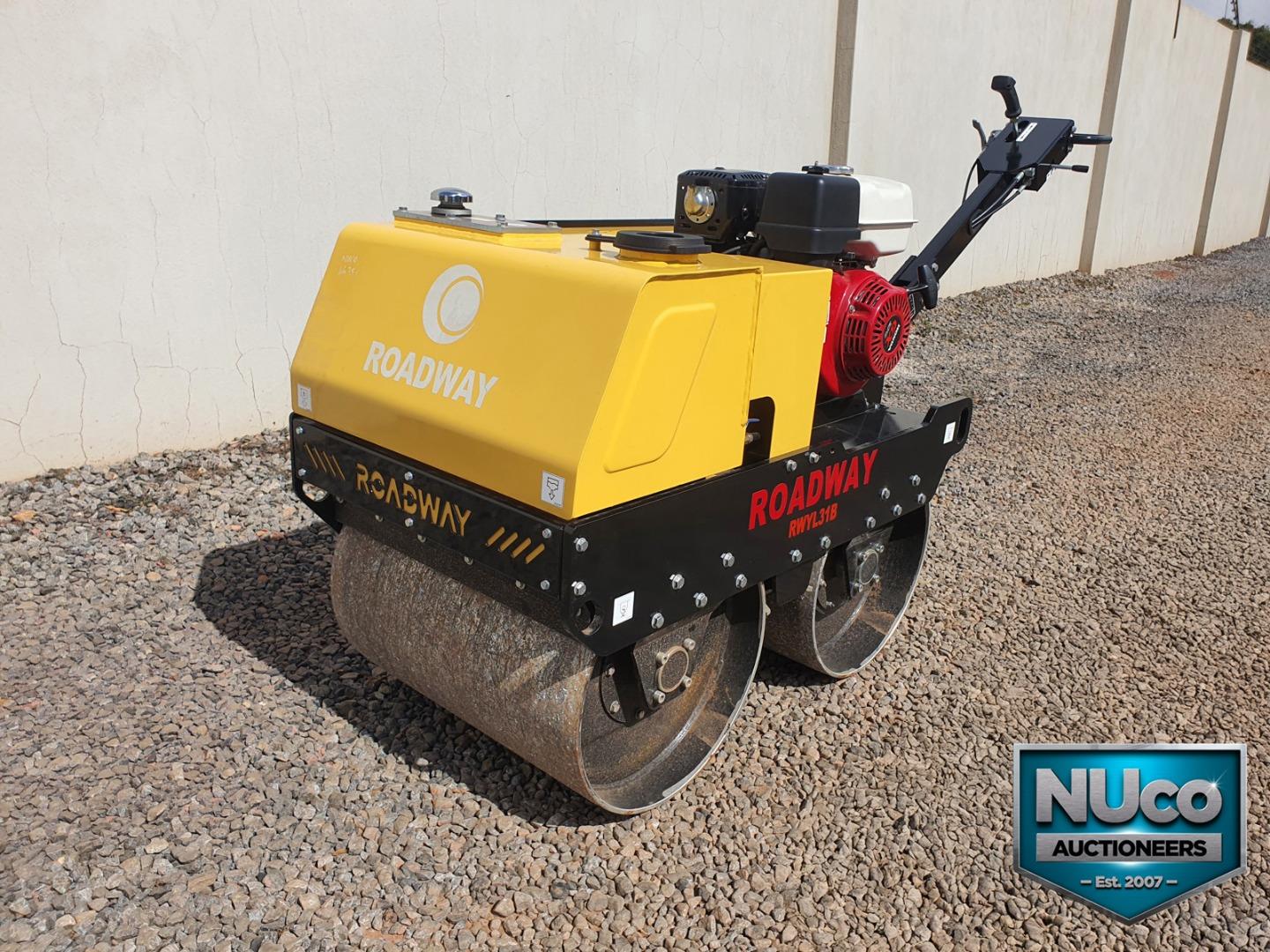 ROADWAY RWYL31B WALK BEHIND VIBRATORY ROLLER ROADWAY RWYL31B WALK ...