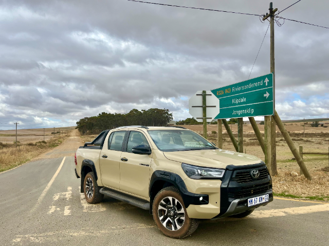 The Hilux Legend 55, en route to Still Bay.