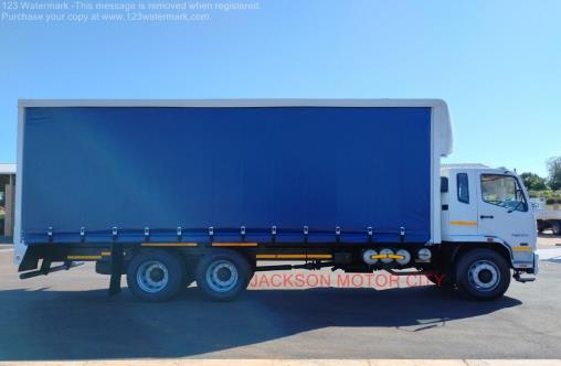 2016 Mitsubishi FUSO FN25.270 TAG AXLE FITTED WITH TAUTLINER BODY AND NEW CURTAIN SIDES for sale