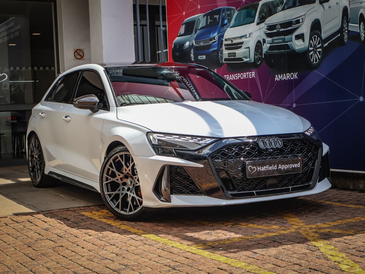 Audi RS3 Sportback Quattro Carbon Edition Hatfield VW Commercial