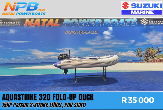 Aqua Strike 320 Fold-up - 15HP Parsun 2-Stroke Natal Power Boats