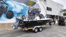 FUSION 19 w/ Twin Yamaha 70Hp 4-Stroke Outboard Motors Linex Sandton