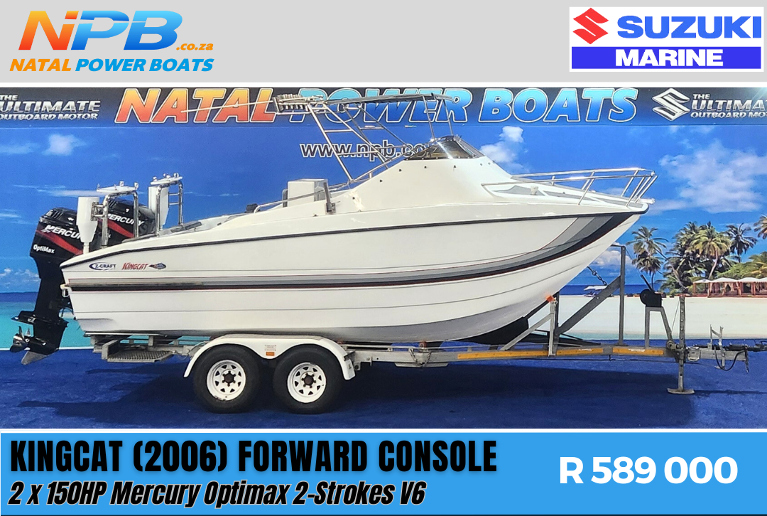 Kingcat 2006 forward console boats for sale in South Africa