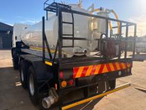 Hino 28-360 12000L vacuum tanker with a New Jurop 45 vacuum pump Billson Trucks Pe (Pty) Ltd