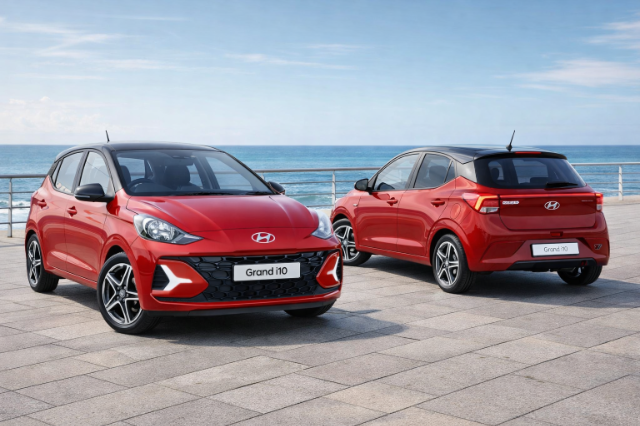 The Grand i10 can be had in sedan guise too.