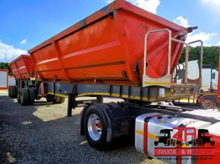 2015 ICE COLD BODIES 45 CUBE SIDE TIPPER TRAILER OCT PRICE DROP! for sale