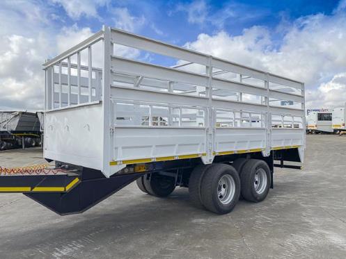 2018 TFM Cattle Drawbar Double Axle Trailer   &  Volkswagen 24-250 Cattle Truck  for sale