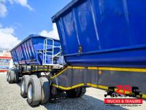 TOP TRAILER 40 CUBE SIDE TIPPER Trailer Za Trucks and Trailers