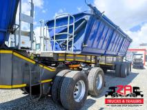 TOP TRAILER 40 CUBE SIDE TIPPER Trailer Za Trucks and Trailers