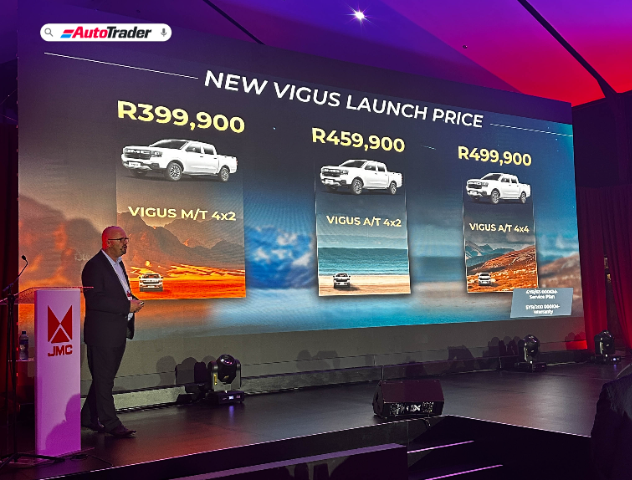 JMC Vigus pricing