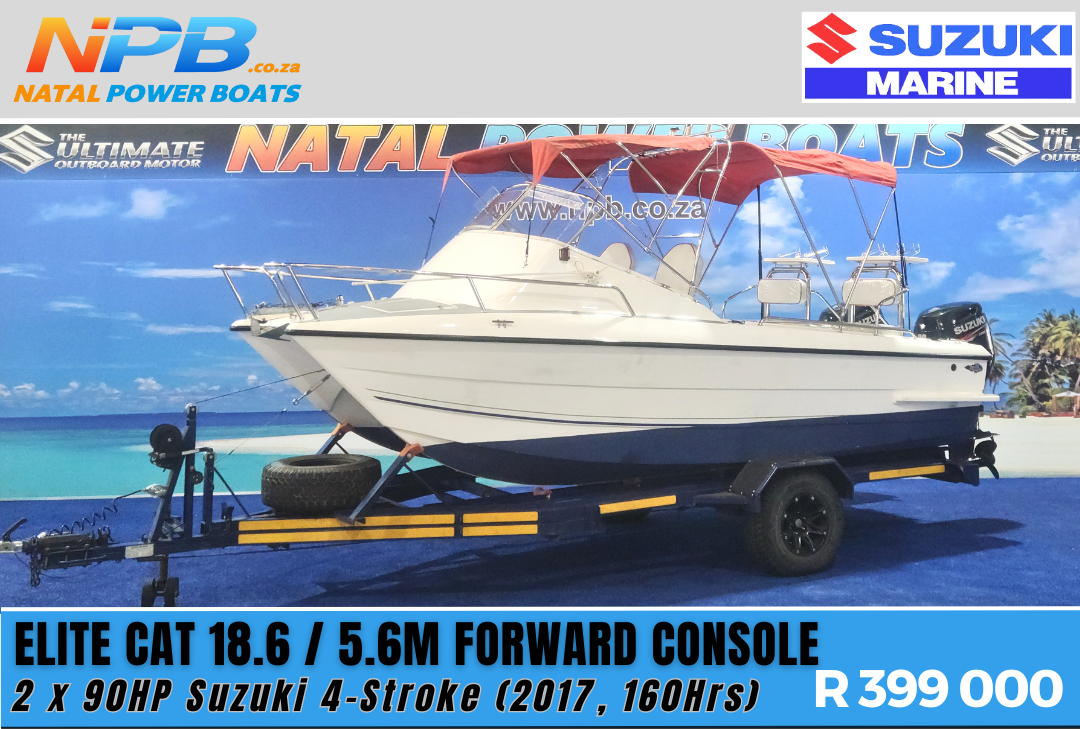 Elite cat 18.6 / 5.6m forward console - boats for sale in KwaZulu