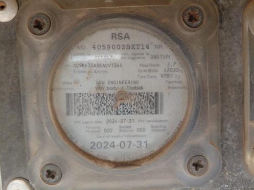 2014 GRW REEFER FRIDGE for sale