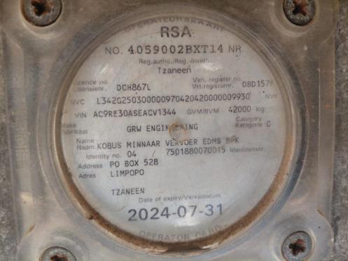 2014 GRW REEFER FRIDGE for sale