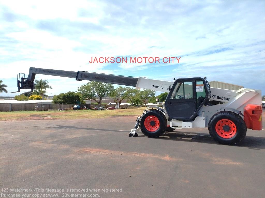 Bobcat TELESCOPIC HANDLER T40140 WITH FORK AND BUCKET ATTACHMENT. (14M BOOM) Jackson Motor City