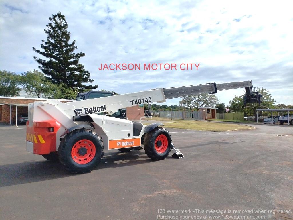 Bobcat TELESCOPIC HANDLER T40140 WITH FORK AND BUCKET ATTACHMENT. (14M BOOM) Jackson Motor City