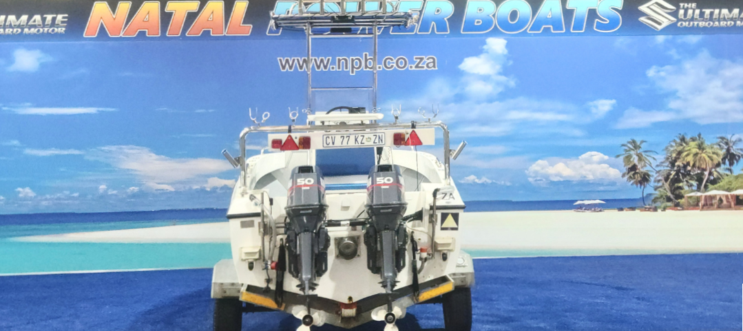 PANACHE 2250LX - 200HP Suzuki 4-Stroke (2013, 285Hrs) on Galvanized Double Axle Trailer Natal Power Boats
