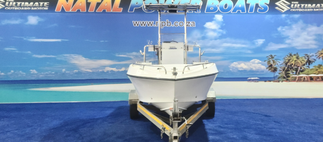 Acecraft 17FT - 2 x 50HP Yamaha 2-Strokes on Galvanized Breakneck Trailer Natal Power Boats