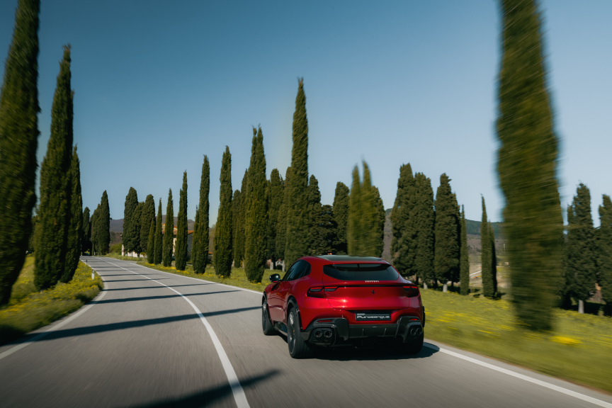 Ferrari Purosangue Handling Speciale Package Red Countryside