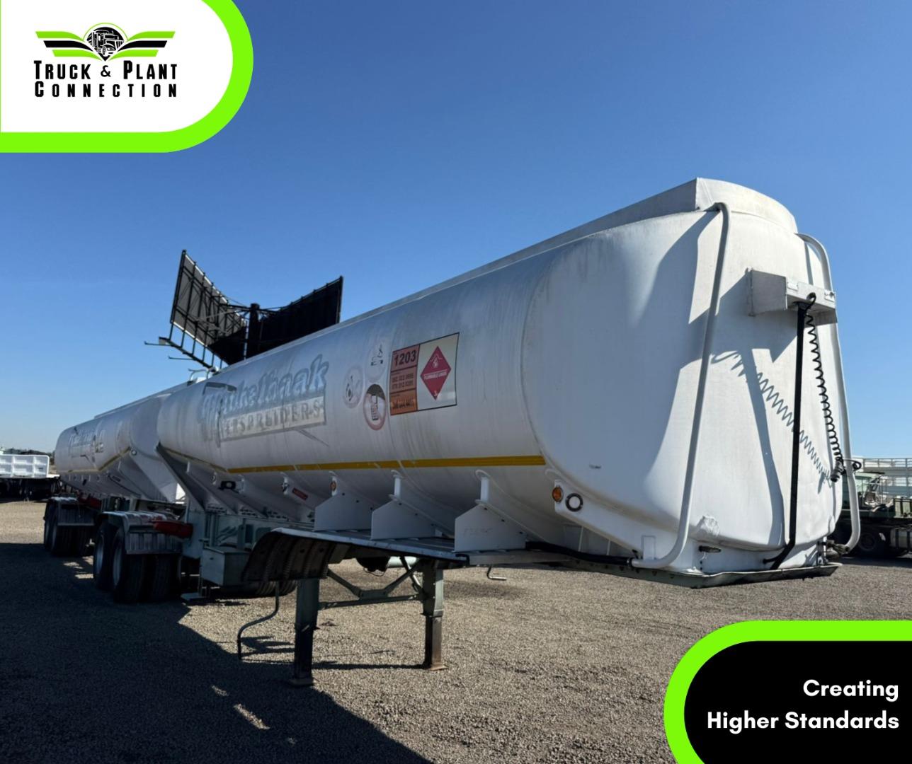 SA ROAD 42 000L Fuel Tanker Truck and Plant Connection