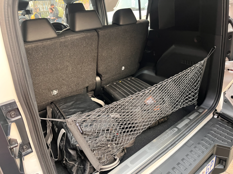 The boot is ready to swallow some of your camping stuff!
