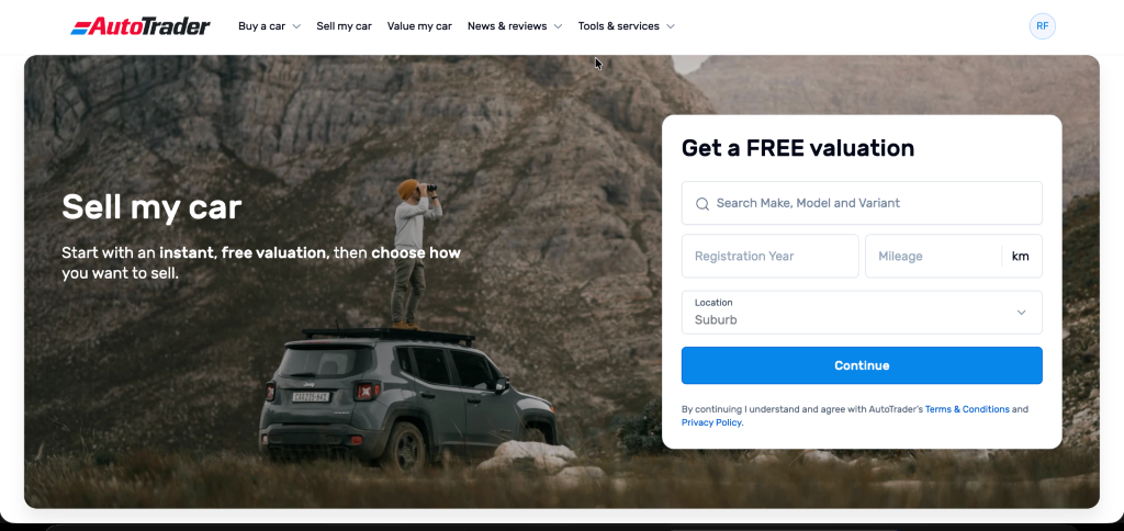 AutoTrader Free car valuation tool what is my car worth