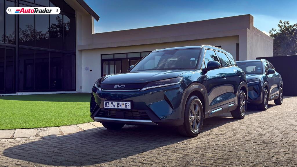 BYD Atto 2 DM-i plug-in hybrid SUV, front three-quarter view highlighting its compact design.