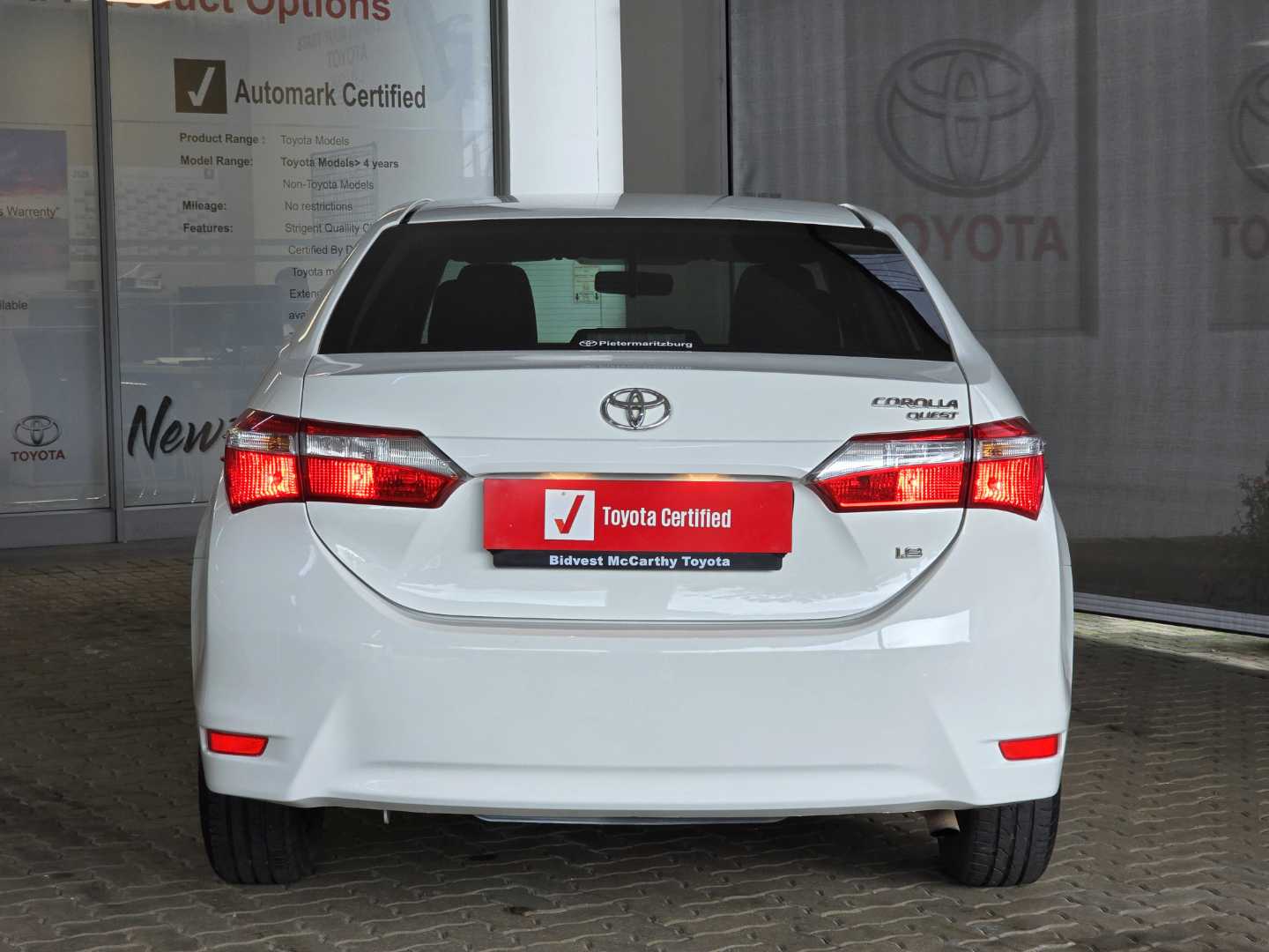 Toyota Corolla Quest 1.8 Plus Auto Bidvest McCarthy Toyota PMB