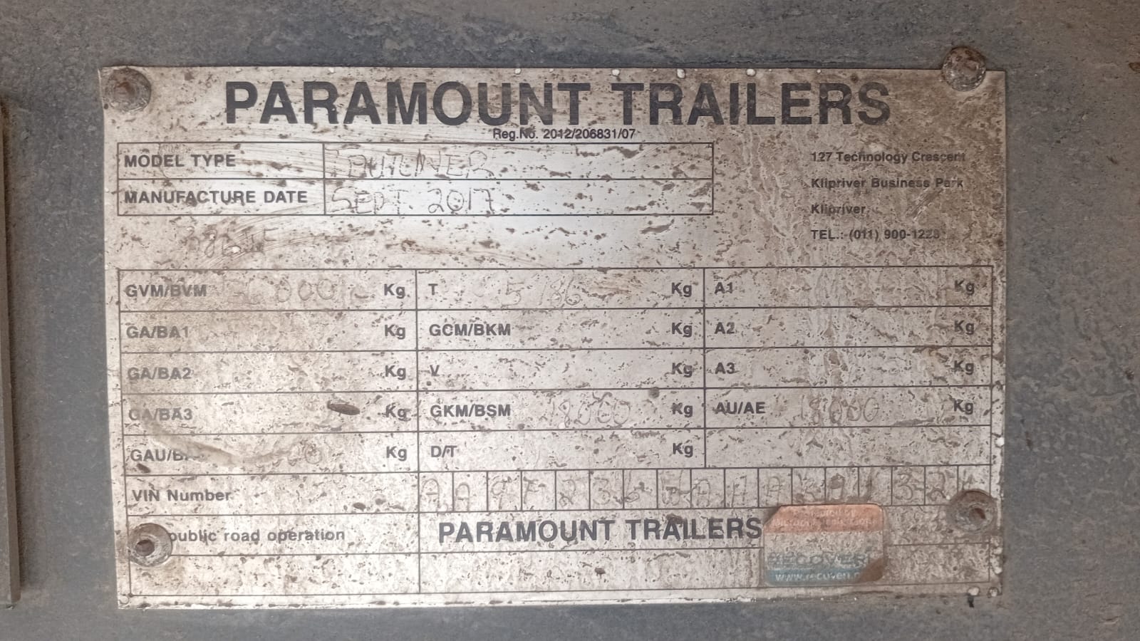 Paramount TAUTLINER Super Link Mrj Transport
