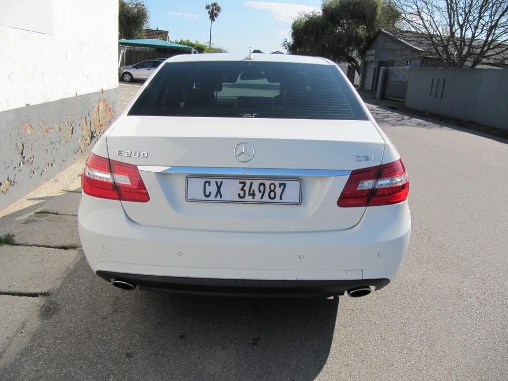 Mercedes-Benz E-Class E200CGI Elegance Knysna Waterfront Motors