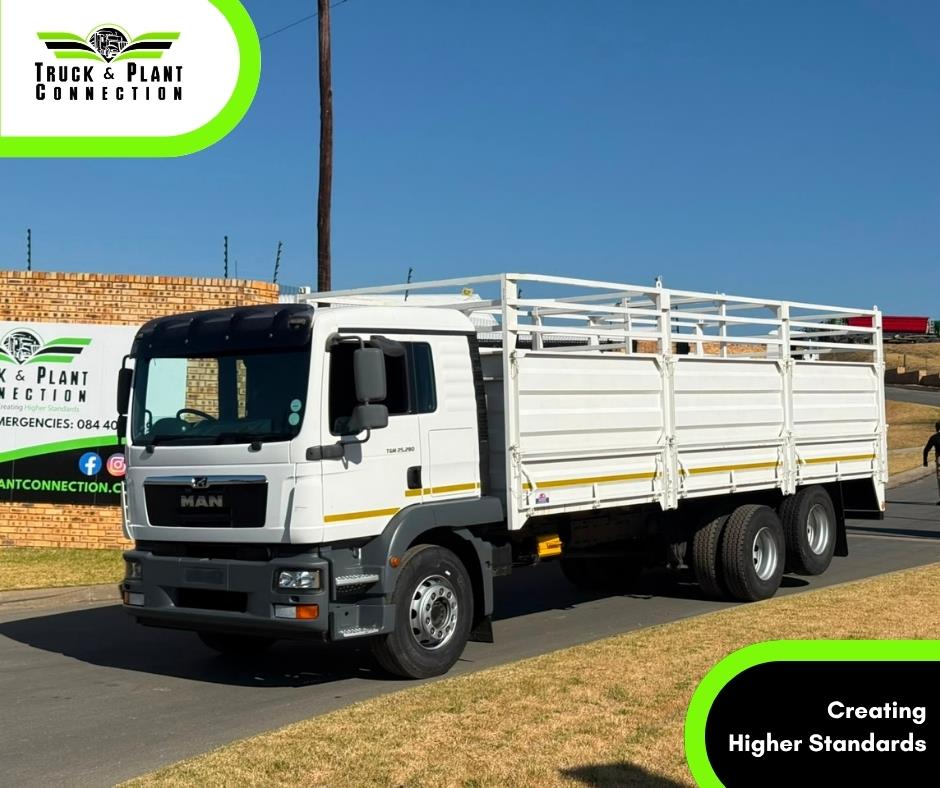 MAN TGM25.280 Cattle Body Truck and Plant Connection