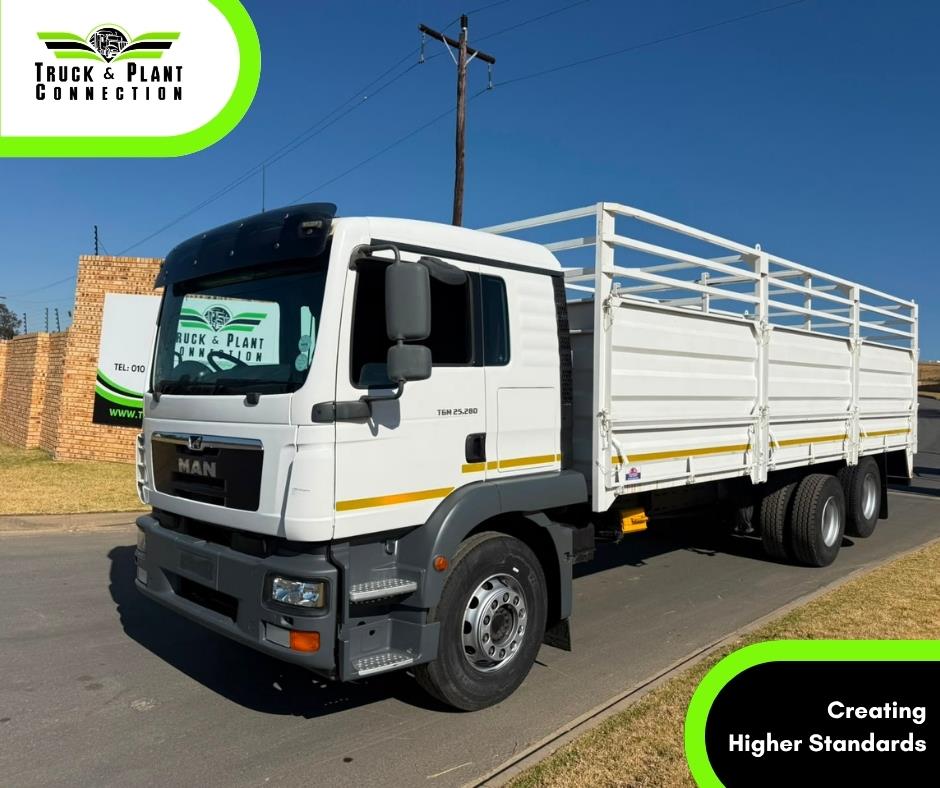 MAN TGM25.280 Cattle Body Truck and Plant Connection