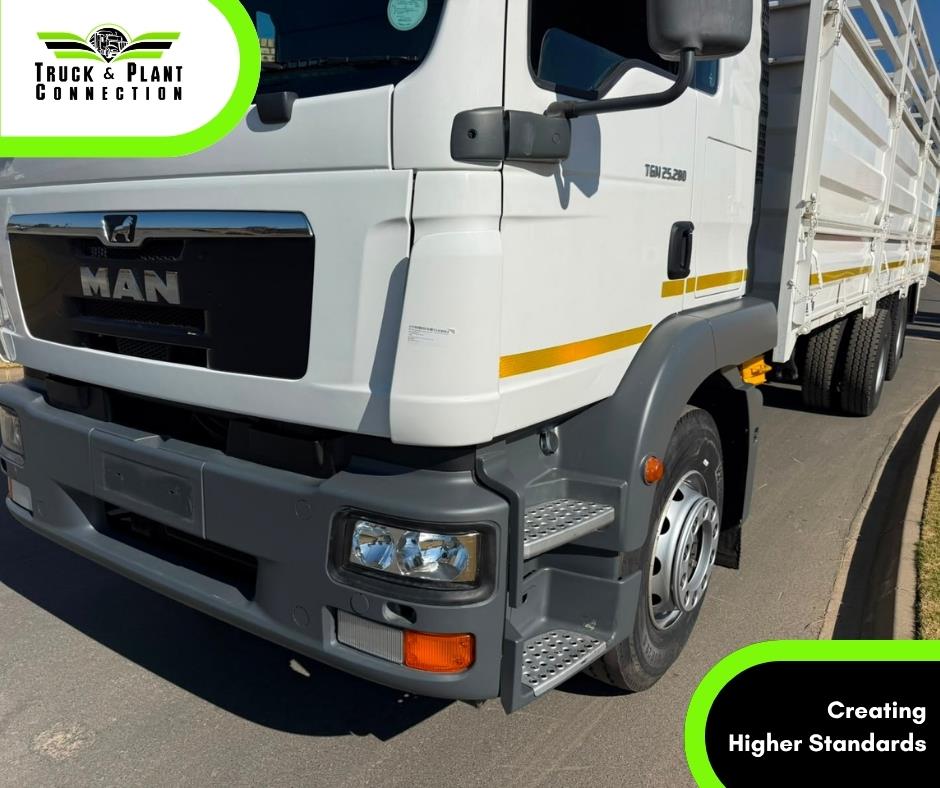 MAN TGM25.280 Cattle Body Truck and Plant Connection