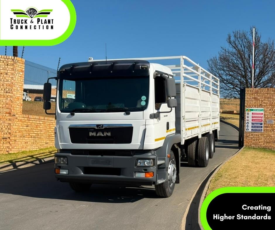 MAN TGM25.280 Cattle Body Truck and Plant Connection