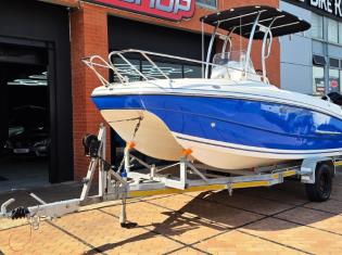 2013 Angler boats Benguela 530 powered by 2 x Mercury 115HP 4-stroke outboard engines for sale
