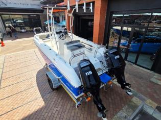 2013 Angler boats Benguela 530 powered by 2 x Mercury 115HP 4-stroke outboard engines for sale