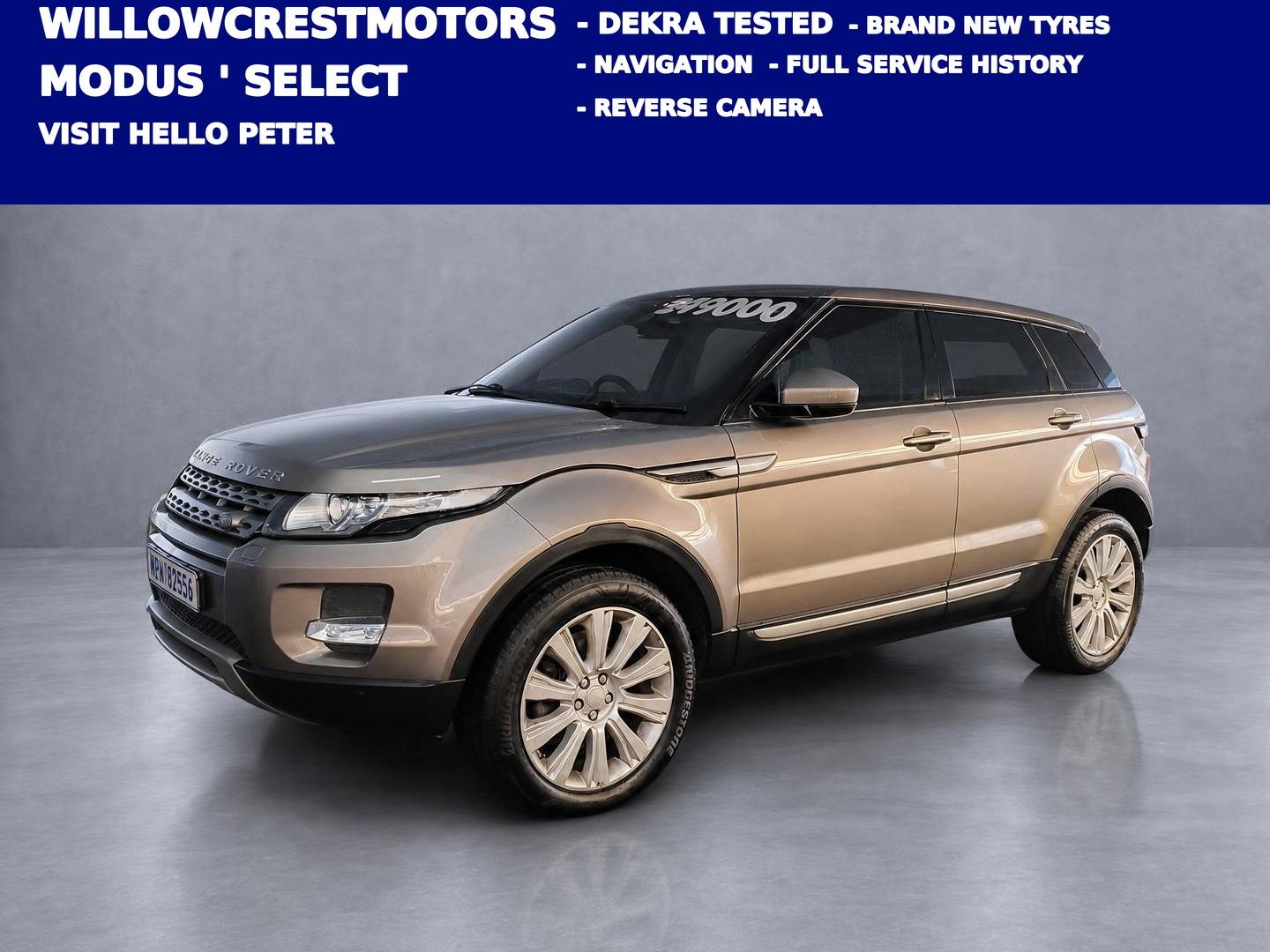 2015 Land Rover Range Rover Evoque Si4 Pure