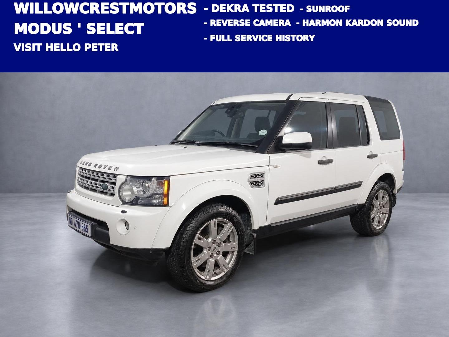 Land Rover Discovery 4 SDV6 SE Willowcrest Motors