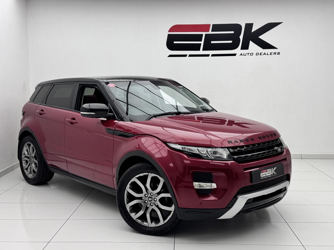 2012 Land Rover Range Rover Evoque Si4 Dynamic